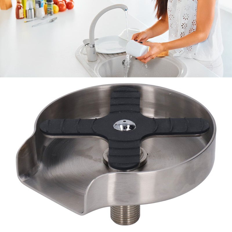 Kitchen Sink Glass Rinser High Pressure Automatic Cup Washer with
