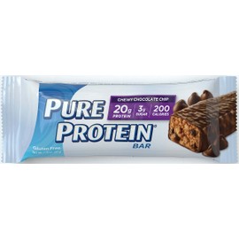 Pure Protein High Protein Bar Chewy Chocolate Chip - 6 CT