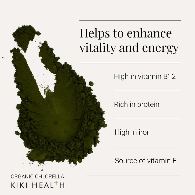 KIKI HEALTH KIKI Health Organic Chlorella Powder | Broken Cell