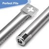 Criditpid Adjustable Stainless Steel Pipe Burner Tube Replacement for Perfect