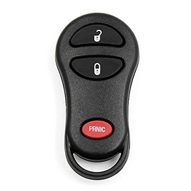 uxcell New 3 Buttons Key Fob Remote Control Case Shell Replacement 04686481 for 2001-2005 Dodge