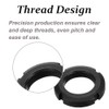4Pcs Slotted Round Nuts M33x1.5 Carbon Steel Four Slot Round