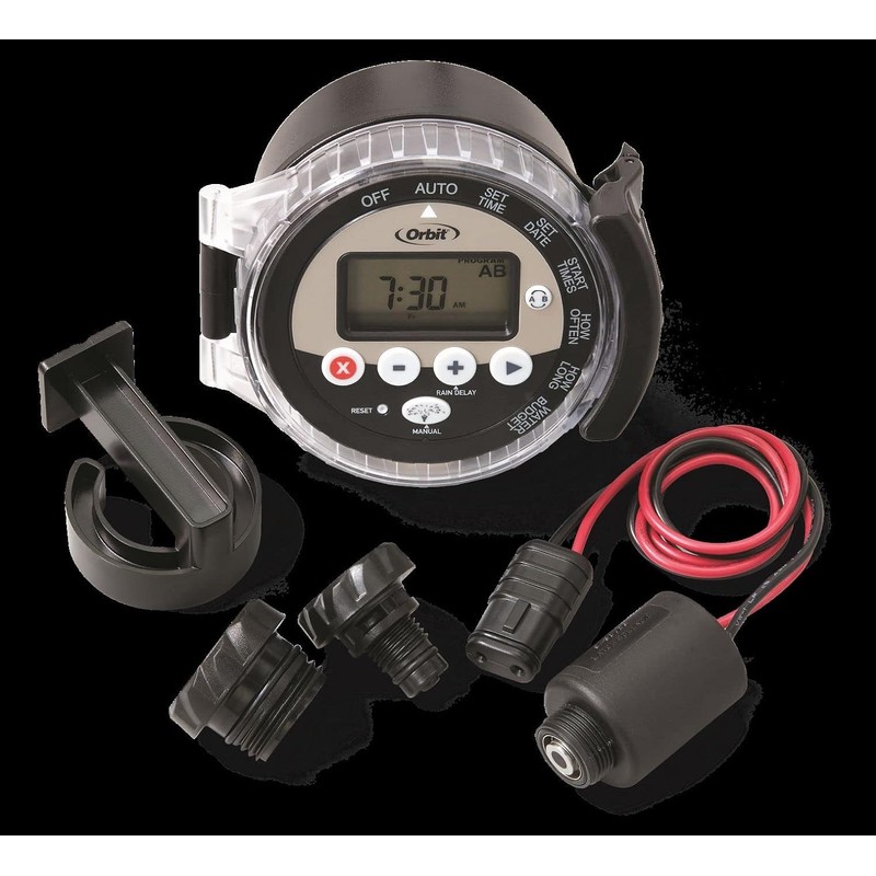 Orbit 57860 Battery Operated Sprinkler Timer with Valve 2-Pack