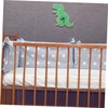 Zerodeko Dinosaur Wall Clock Silent Mini Cartoon Clock for Room