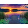 Sunset Lake Puzzle for Adults 1000 Piece Nature Landscape Lakeside