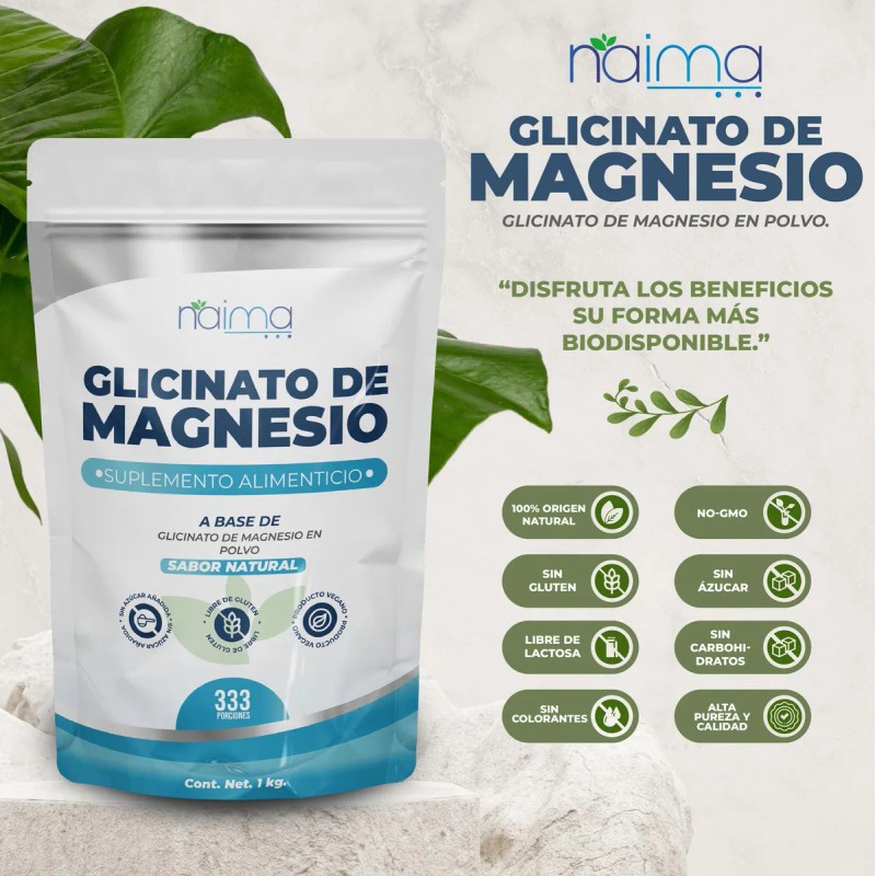 Glicinato Magnesio 100 Puro Sabor