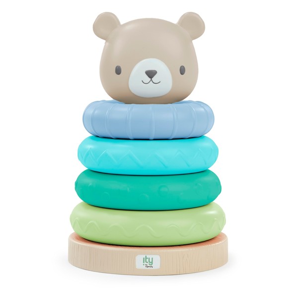 Ingenuity: ity by Ingenuity Cutie Stacks, 4 BPA-Free Rings, Faux