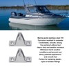 4Pcs Deck Hinge for Boat 316 Stainless Steel Top Mounting