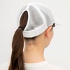 Coq Sportif LN5SCP30L Women's Cap, Mesh Back Ponytail Cap, Partial