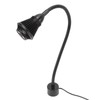 7W LED Machine Work Lamp with Magnetic Base Aluminum Gooseneck