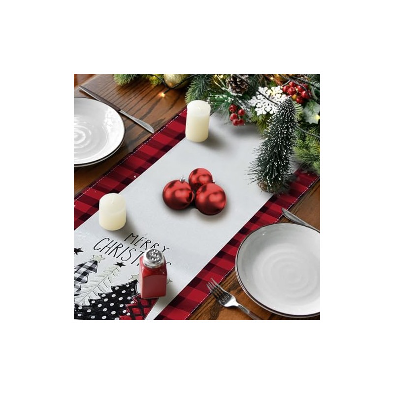uunida Camino de Mesa Navidad Estampado - Decoración Navideña -