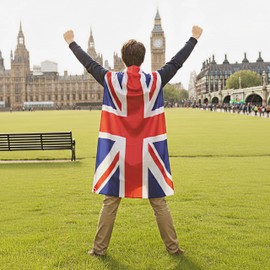 Union Jack Flag 5x3ft FT – Large British UK Flag – Double-Stitched Durable Outdoor – Indoor Banner