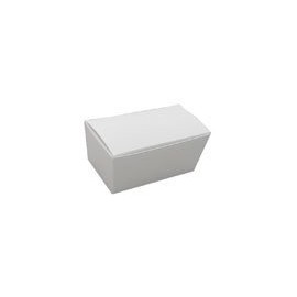 50 Small White Ballotin Favor Box for Weddings or Parties (Holds 2 Pieces of Chocolate)