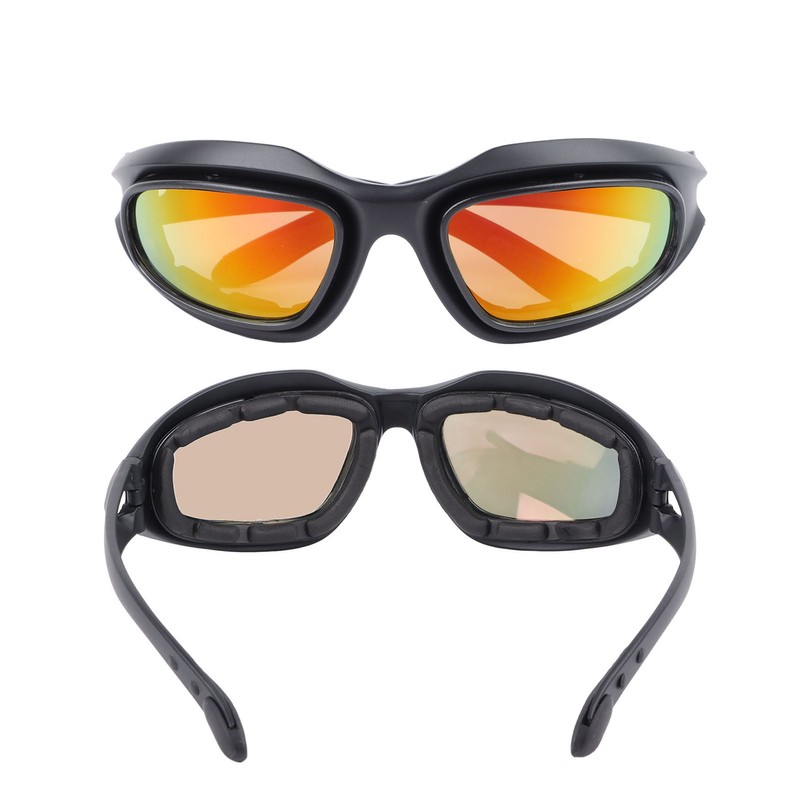 Polarized Motorcycle Riding Goggles Reduce Glare Full Frame Windproof Cycling