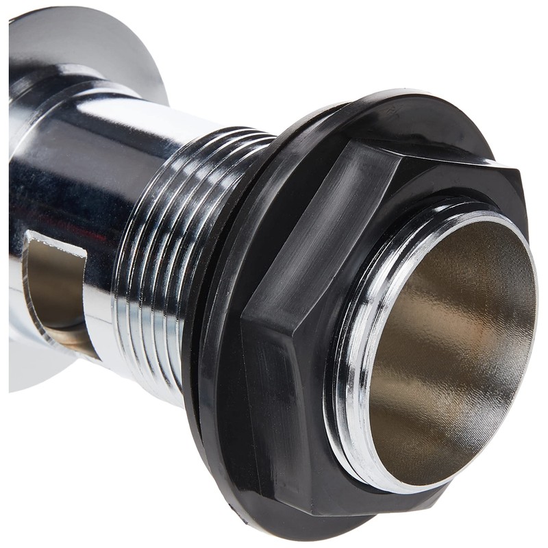 Plumb Pak PPS83FT Slotted Basin Waste, Brass and Chrome, 1