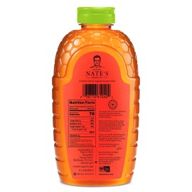 Nature Nate's 100% Organic Raw & Unfiltered Honey 40 oz – Pure, Natural, Non-GMO