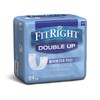FitRight Double Up Booster Pad, Thin Incontinence Liner, 3.5" x