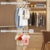 Valet Rod For Closet Pull Out, Heavy Duty Adjustable Valet