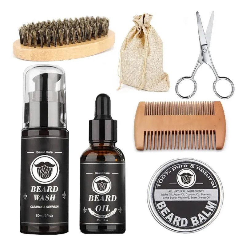 Kit De Crecimiento De Barba E, Potenciador Del Cabello Para