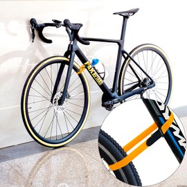 HZMM 4 Pcs Bike Rack Strap Bike Wheel Stabilizer Straps, Bike Wheel Strap Replacement, Adjustable Bicycle Wheel Strap, Bicycle Tire Stabilizer Strap, Bike Tie Down Straps, Bike Straps for Rack