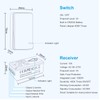 Wireless Switch, 230 V Thinkbee Wireless Light Switch Set with