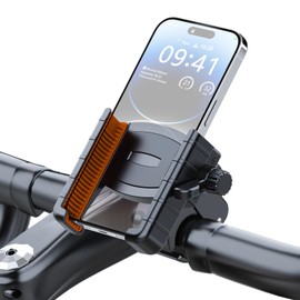WeiDu77 Bike Phone Mount Motorcycle Phone Mount Bike Phone Holder Bicycle Scooter Phone Clip-[Camera Friendly] Suitable for All Brands of Cell Phones with a Width of 2.5-3.54 inches