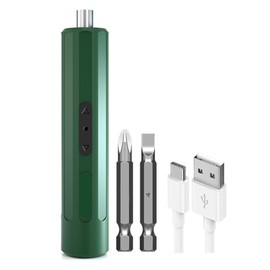 3 Pcs Set Electric Screwdriver Powerful Motor High Speed Large Torsion Rechargeable Mini Power Driver with 2 Bits