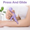 T-Shape Acupoint Massager for Targeted Pressure - Compact Manual Self-Massage