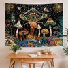 Rexful Mushroom Tapestry Tapestries Wall Hanging Hippie Fantasy Wall Decor