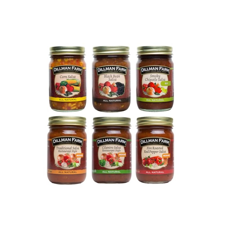 Dillman Farm 6 Piece Salsa Variety Pack