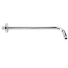 Extra Long Stainless Steel Shower Rain Head Arm Replacement Flange