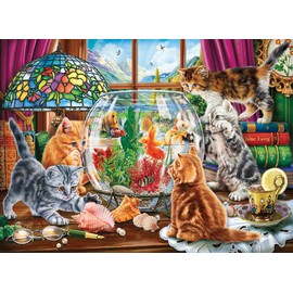 Anatolian Puzzle - Kittens and Aquarium, 1000 Piece Puzzle, #1142
