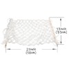 Uenede 1Set Cotton Material Hanging Fruit Hammock and a Net