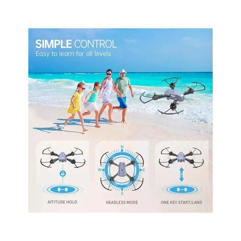 SNAPTAIN A10 Mini Foldable Drone with 1080P HD Camera FPV