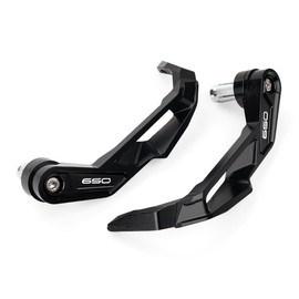 ZEXDDI Suitable for Z650 Z 650 Ninja650 Ninja 650 650R 2017-2025 2024 Motorcycle Hand Guard Aluminium Handlebar Brake Clutch Lever Hand Guard Protector (Black)