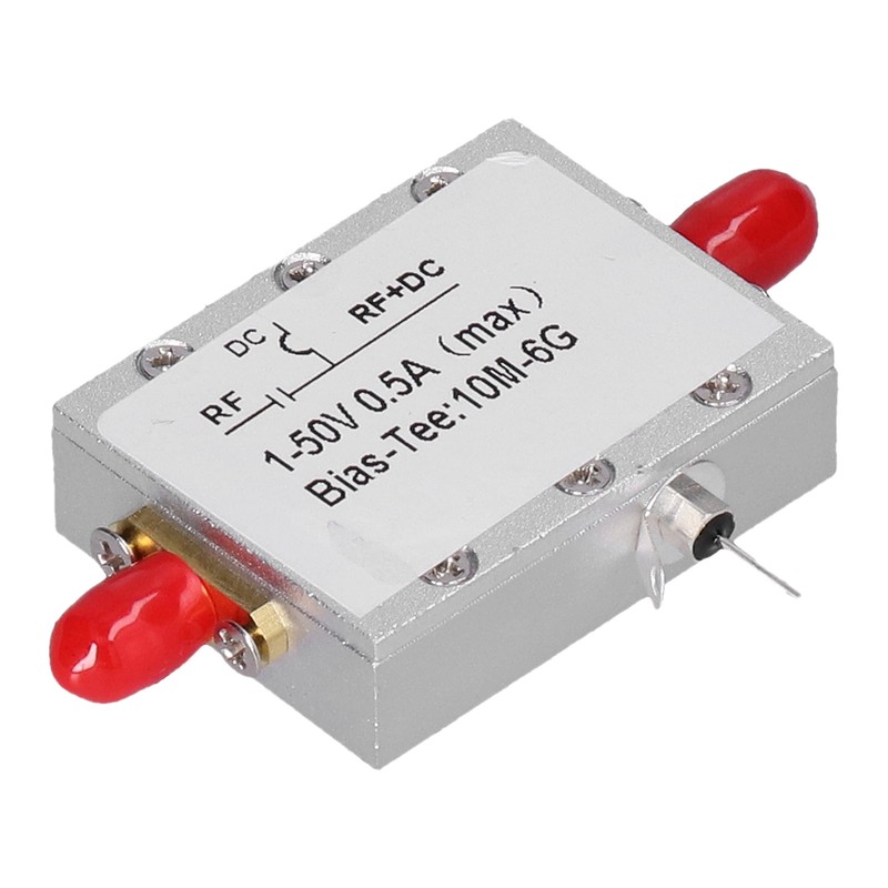 Bias Tee Module Coaxial Feed Low Insertion Loss RF DC