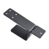 Protective Steel Door Brackets Compatible with Any Width Door (Black)