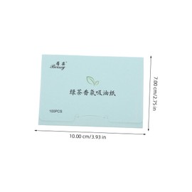 Mikinona Oil Absorbing Tissues Portable Facial Blotting Paper Oil Control Sheets for Oily Skin for Office Gym Outdoor Activities