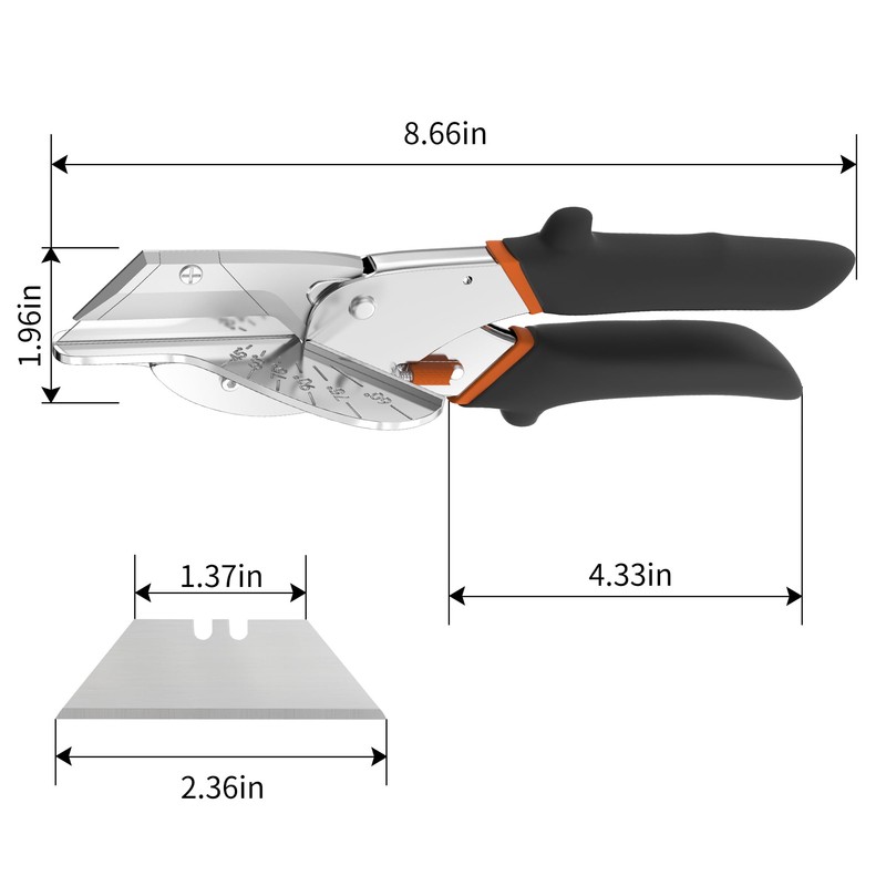 GARTOL Multi Angle Miter Shear Cutter - Multifunctional Trunking Shears