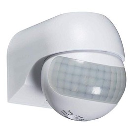 Knightsbridge IP44 180° Mini PIR Sensor, White, Height – 70 Width – 55.4 Projection-77