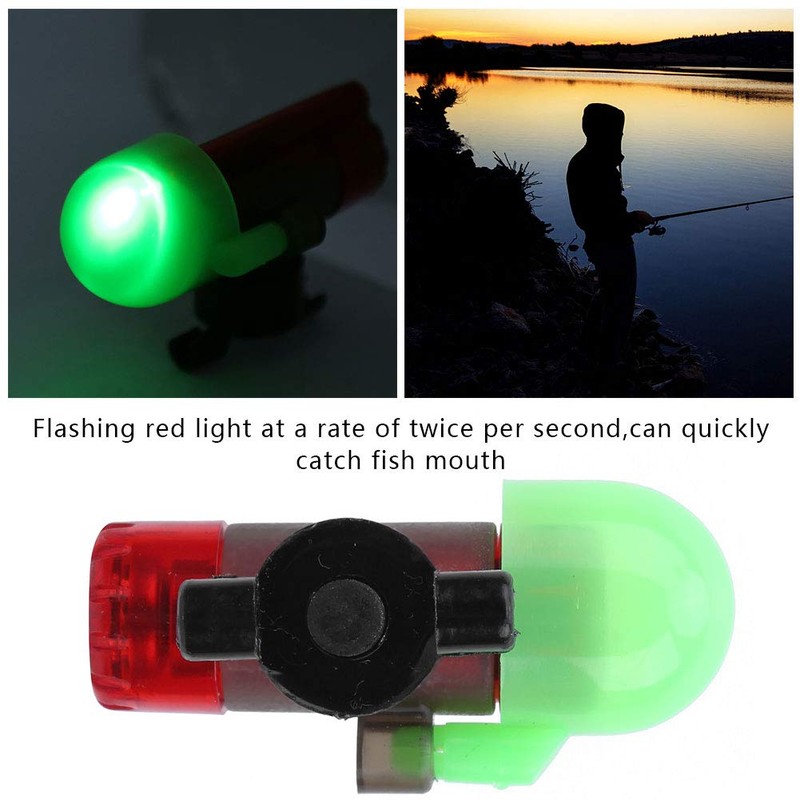 KEENSO 2 Sets Fishing Alarm Light, Sea Fishing LED Rod