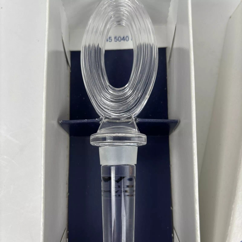 TOWLE 24% Lead Crystal Oval Stopper Wine Liquor Glass Cork