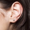 PiercedOff Titanium Earrings with a 3mm Ball Head