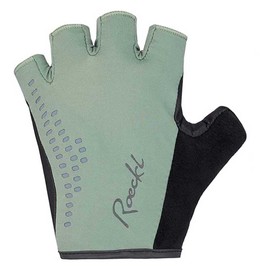 Roeckl Davilla Women's Cycling Gloves Short Green 2023: Size: 6.5