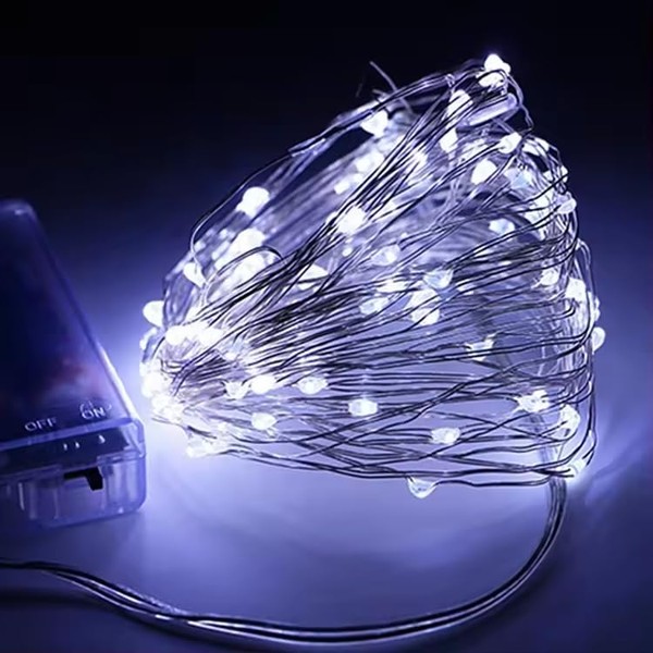 Generic 50LED Fairy Lights Battery Operated 16.4Ft Copper Wire Twinkle
