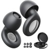 QIKKOP Tapones Auditivos para Dormir, Reducción de Ruido 45 dB,