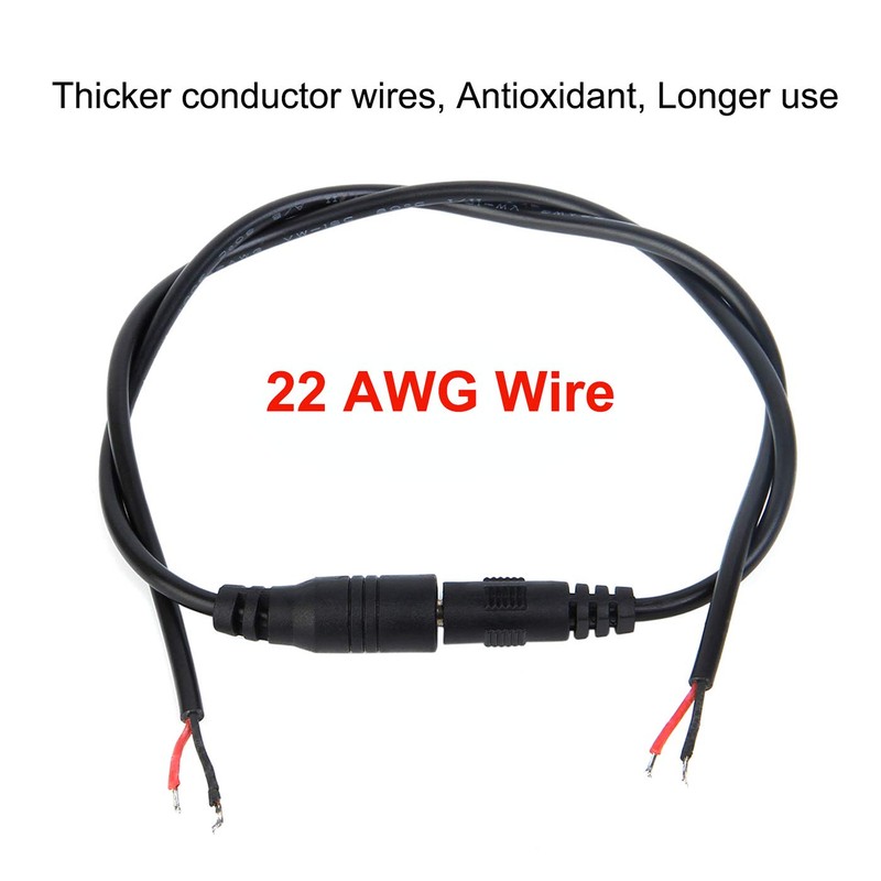 COOLM 3.5mm Pigtail Power Cable 3.5x1.35mm Transfer Male and Female