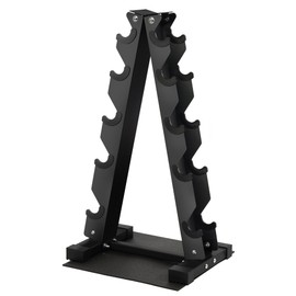 Fitvids Dumbbell Rack A-Frame Weight Rack for Home Gym 5 Tier