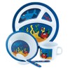 Under The Sea 5 Piece Children's Melamine Mealtime Set