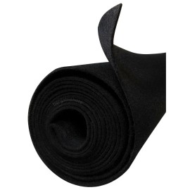 Polymat 40 FT x 45" Wide (4X 10FT Rolls) Black Felt Compatible w/ Art Crafts